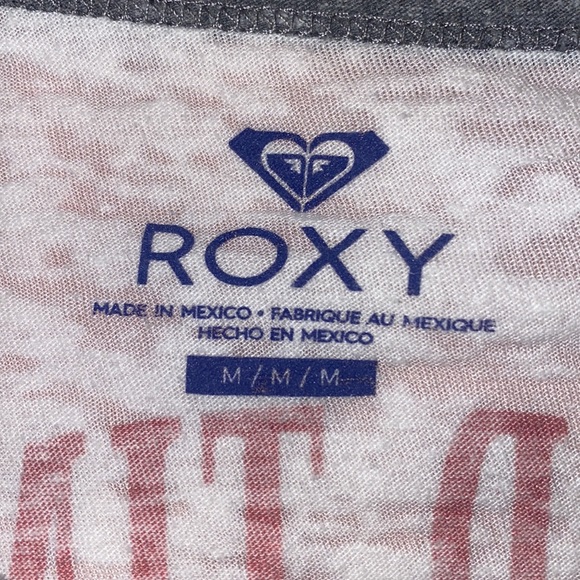 Roxy Good Tome sheer top size juniors med - Picture 6 of 6